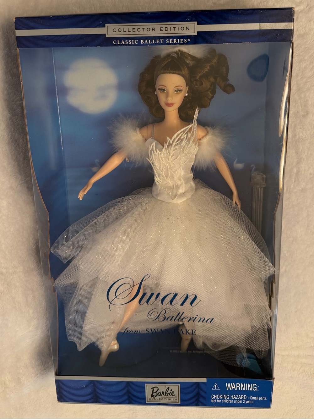 Swan Ballerina Barbie Collectibles from Swan Lake Classic ballet series white